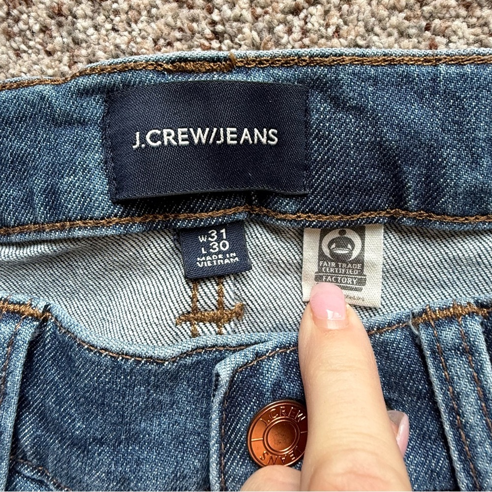 J. Crew Men's Dark and Light Blue Straight Jeans Trio 31x30 - Picture 6 of 12